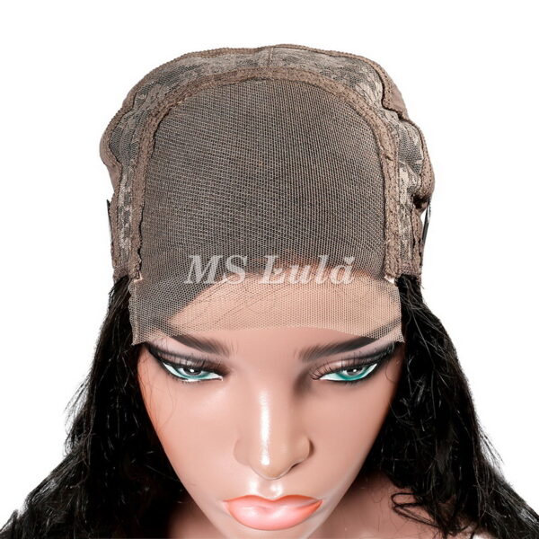 Natural Wave Lace Closure Wig Made By Bundles With Closure 250% Density - Image 9